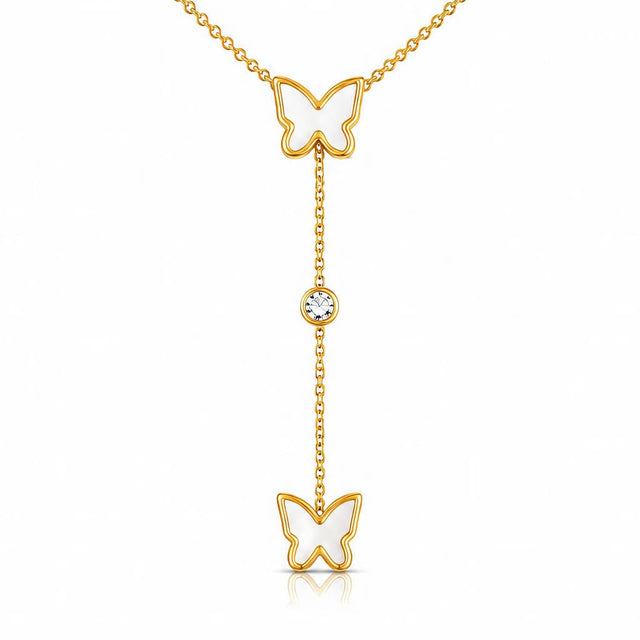 Butterfly Lariat Necklace
