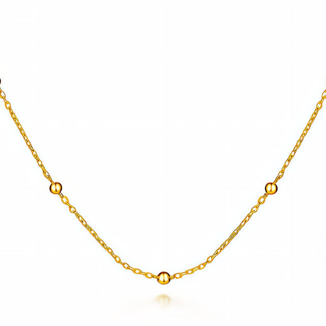 Dainty Beaded Satellite Chain
